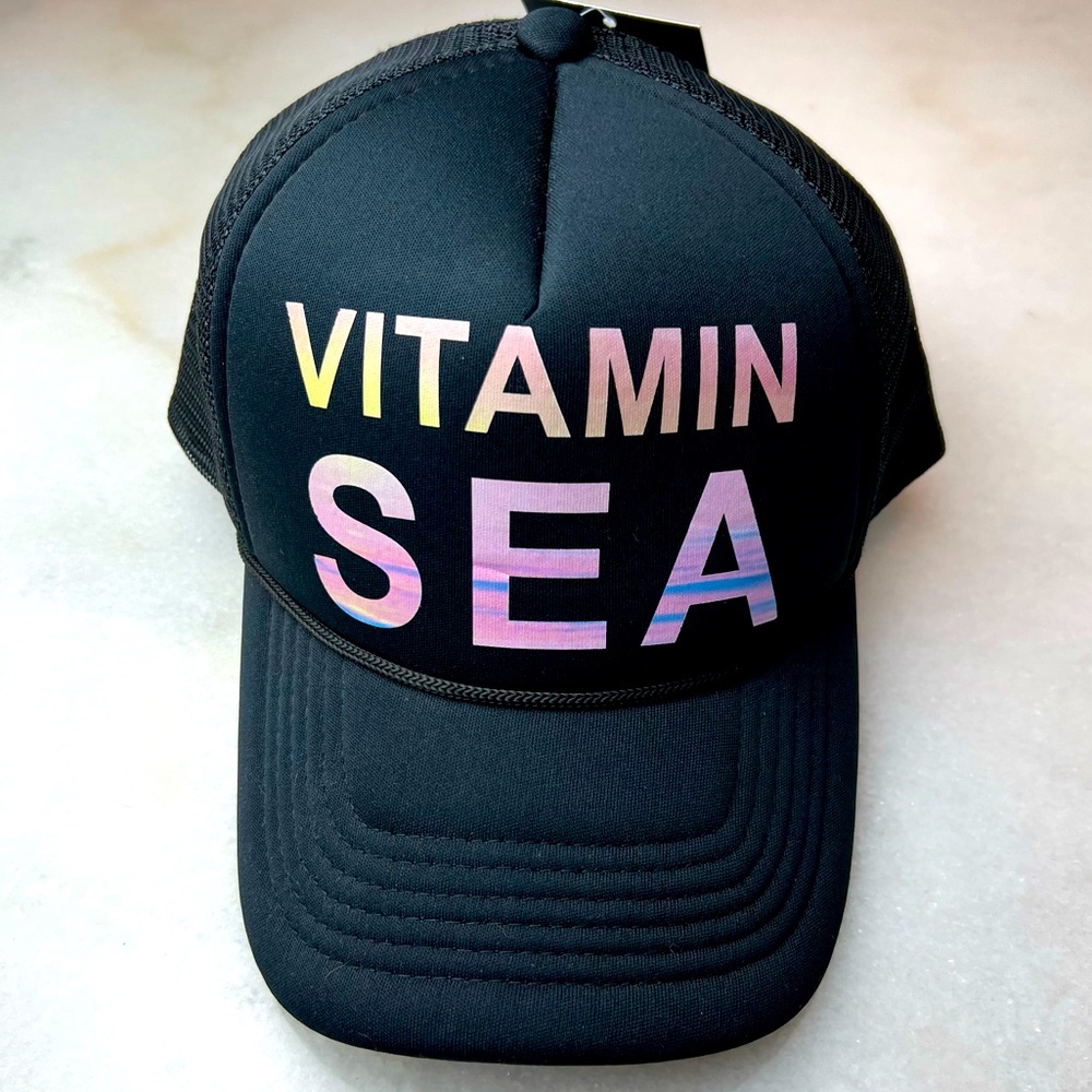 Tiny Trucker Co. Women’s VITAMIN SEA Adult Hat Baseball Cap NWT